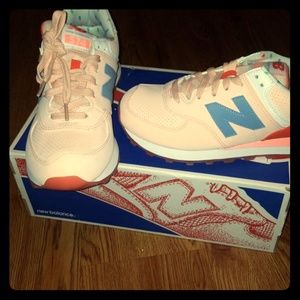 Pink Ice Cream New Balance Sneakers 